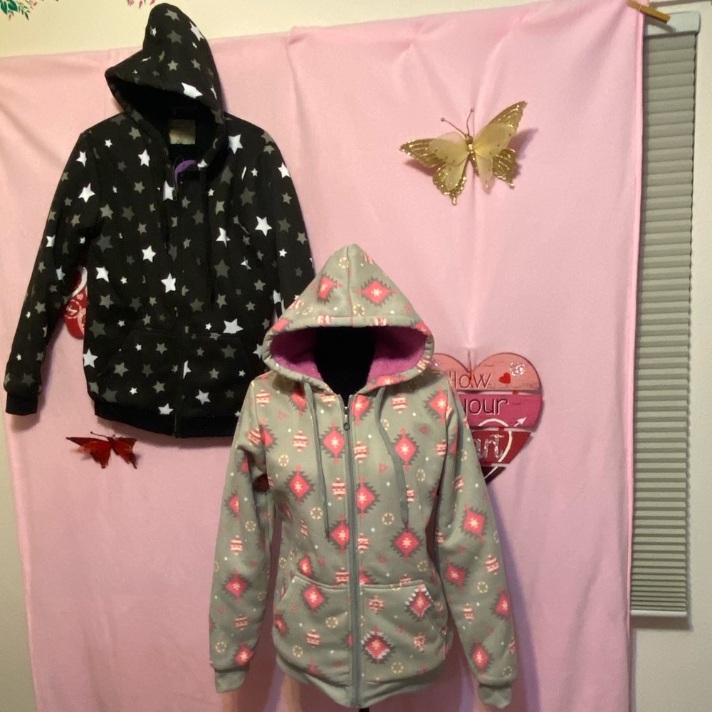 Jackets Black or Pink Large Child or Small Adult Jacket(#